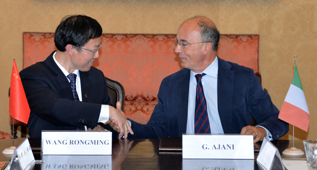 Accordo UniTo-ECNU - Wang Rongming e Gianmaria Ajani