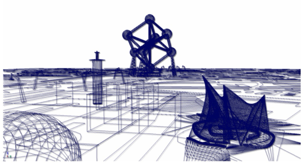 A wireframe partial model of the Brussels fair.jpg