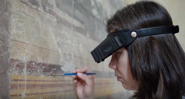 Studenti dell'Università di Torino restaurano la Domus della Caccia Antica di Pompei