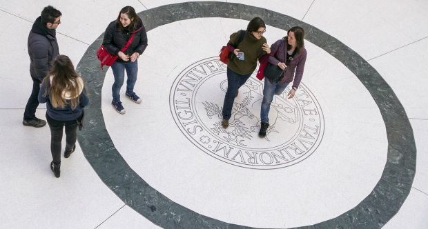 Studenti al Campus Luigi Einaudi