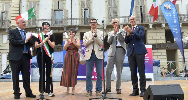da sx L.Lentini, M.G.Grippo, L.Montanaro, A.Rainoldi, R.D'Elicio, L.Eder