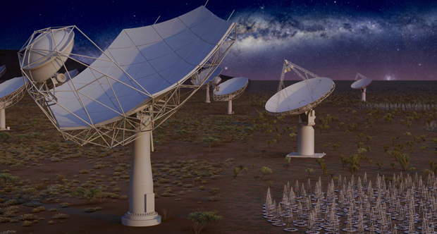 Square Kilometre Array - artist impression