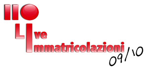 110 LIVE IMMATRICOLAZIONI